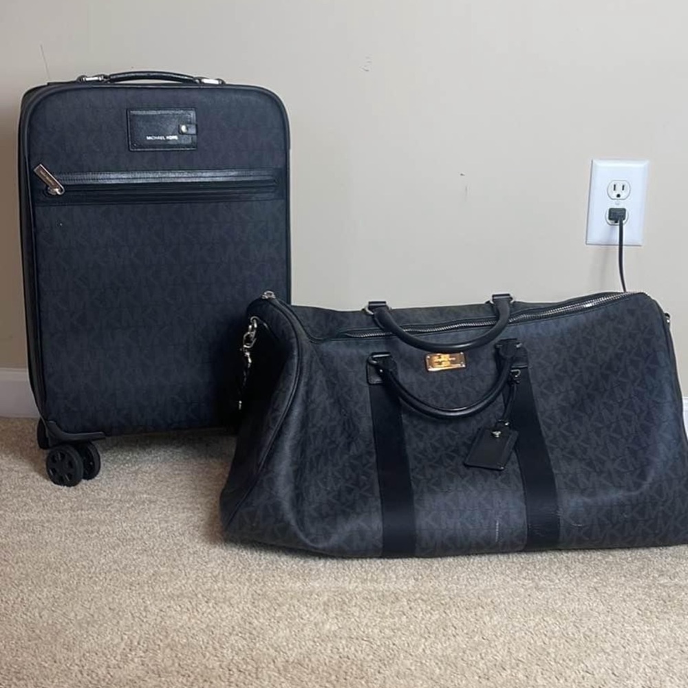 Michael Kors Suitcase and Duffle Bag Set